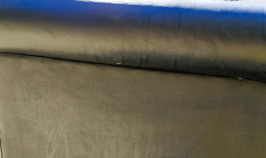 Specialty Detailing-Before & Dirty Chair Cleaning - Leather Cleaning & Protection